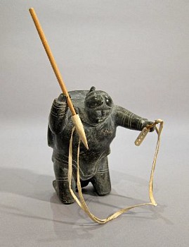 Work:&nbsp;Woman hunting seals