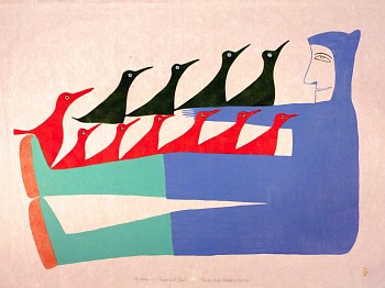 Work:&nbsp;My Dream of a Person with Birds, 45/50