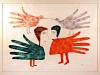 Jessie Oonark, My hands are like birds, 19/50
1984, Stonecut/stencil