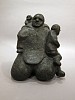 Martha Tickiq, mother and children
c. 1985-1987, Stone