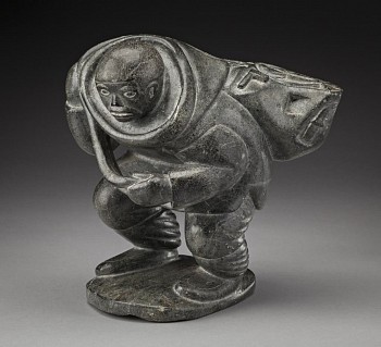 Levi Qumaaluk -&nbsp;Hunter with pack