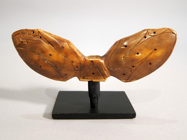 OBS Anonymous, Large butterfly counterweight, Early Punuk
Fossilized walrus ivory, 6 x 1 7/8 in. (15.2 x 7.3 cm)
NOT FOR SALE. See Gifts from the Ancestors, Fig. III.4, 23g
00284-2
