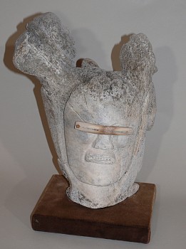 Works:&nbsp;Head with goggles and helping spirits